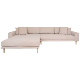 House Nordic Sofa Lido Sofa, Loungesofa links gewendet mit 4 Kissen