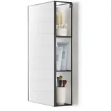 Umbra CUBIKO WANDSPIEGEL MIT ABLAGE SCHWARZ Metall 61 x 31 x 13 cm