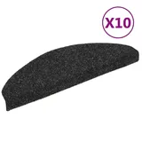 vidaXL Stufenmatte 65 x 21 cm Schwarz