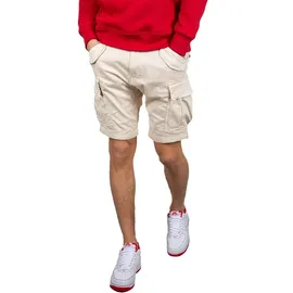 Alpha Industries Crew Kurze Hose Jet Stream White 31