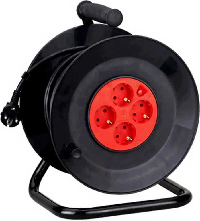Aigostar Kabeltrommel, 4-fach, 3G1,5 mm2, 50 m, Schuko