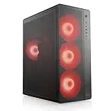 Gaming PC mit Windows 11 Home | AMD Ryzen 7 5700X 8x3.4GHz | GeForce RTX 5060 | 1000GB M.2 NVMe | 32GB DDR4 RAM | Computer für Zocker, Gamer Desktop Rechner zum Spielen | A10190