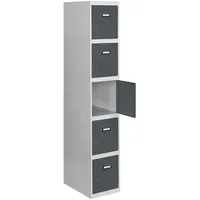 Simonrack Spind Schrank, Metallschrank, Schließfachschrank, Schloss, 1800x400x500 mm - Simonlocker