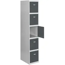 Simonrack Spind Schrank, Metallschrank, Schließfachschrank, Schloss, 1800x400x500 mm - Simonlocker