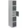 Simonrack Spind Schrank, Metallschrank, Schließfachschrank, Schloss, 1800x400x500 mm - Simonlocker