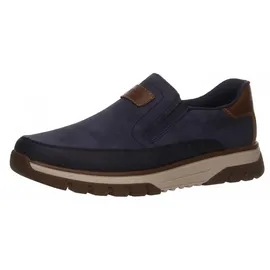 Rieker Slip-Ons Herren Blau/Cognac 43