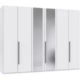 WIMEX Drehtürenschrank London 270 x 208 x 58 cm Weiß
