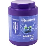 Bubble Tea Perlen Popping Boba Blaubeere | mit Strohhalme | Nahrungsergänzungsmittel Weniger Zucker Kaviar 2000g Fruchtperlen ohne künstliche Farbstoffe Bubbles | Blueberry Fruit | Tapioka