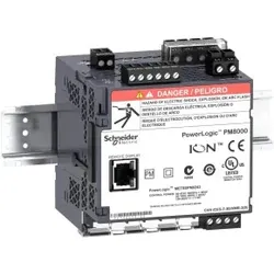 Schneider Electric METSEPM8213 Netzanalysator ION Klasse S, PowerLogic PM8213, Standard, DIN-Schiene ohne Display, 512 MB, 256 Samples/Periode, DC