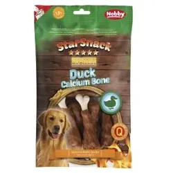 Hunde - Snacks NOBBY StarSnack Barbecue Duck Calcium Bone, 113 g