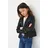 Only Konfreya Faux Leather Bikerjacke Schwarz 152