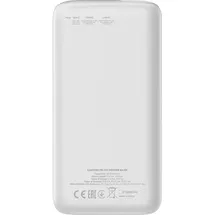 Canyon Powerbank PB-301 30000 mAh (30000 mAh, W, 111 Wh), Powerbank, Weiss