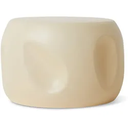 HKliving - Currents Beistelltisch, Ø 50 cm, Keramik shell