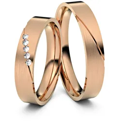 Trauringe Amsterdam 333er Rotgold - 0450