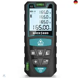 ROCKSEED Laser Entfernungsmesser 50m, Mileseey by RockSeed Digital Wasserwaage Distanzmessgerät &