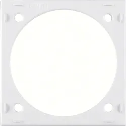 Berker 918252512 Aufbau-Distanzring, Integro Flow/Pure, polarweiß glänzend