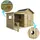 4iq group Spielhaus Elisa 240 x 125 x 173 cm Holz