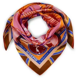 Codello Seidentuch Sternzeichen Skorpion in Rosa Onesize Damen 