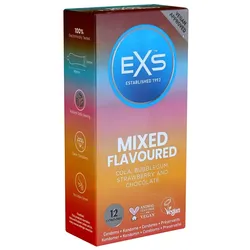 «Mixed Flavoured» aromatische Kondome im einzigartigen Mix (12 Kondome) 12 St