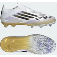 Adidas Kinder Fussball-Rasenschuhe F50 Elite Kids, FTWWHT/CBLACK/GOLDMT, 31 1⁄2