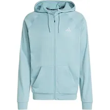 adidas Game and Go Training Big Logo 3-Streifen Kapuzenjacke Mint Ton M