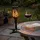 Harms Import Gartenfackel Kunststoff H 26 cm 3er Set schwarz