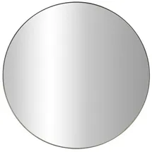 edaxo Spiegel, Schwarz, Metall, 80x80x3 cm, Spiegel, Wandspiegel