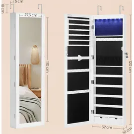 Songmics Schmuckschrank hängend,