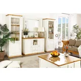 1a Direktimport Mexico Sideboard Kommode, Pinie weiss / honig, Landhausstil shabby Möbel