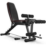 LJBOZ Hantelbank Klappbar, Standard Hantelbänke Verstellbare Hyperextension Roman Chair Trainer Bauchtrainer Bizeps Trainingsgerät WOERD (B)