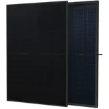 Kleines Kraftwerk 500Wp Solarmodul SunPro TOPCon – bifazial, Glas-Glas, Full Black – Hochleistungs-PV Modul für Balkonkraftwerk, Boot & Off-Grid