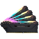 Corsair Vengeance RGB PRO schwarz DIMM Kit 32GB, DDR4-3600, CL18-22-22-42 (CMW32GX4M4D3600C18)