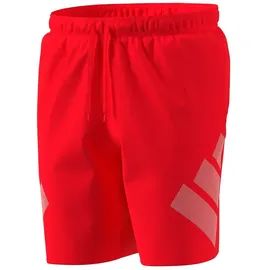 adidas Badeshorts Big Bars Lucid Red/White M