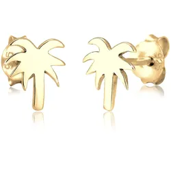 Elli Paar Ohrstecker »Ohrringe Palme Trend Strand Urlaub Meer 925 Silber« Elli Gold 8