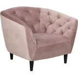 Actona Relaxsessel Ria Polyester 97 x 78 x 84 cm Rosa