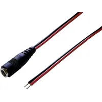 BKL Electronic 072079 Niedervolt-Anschlusskabel Niedervolt-Buchse - offene Kabelenden 5.5
