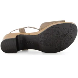 Gabor Plateau-Sandaletten Damen Beige 37