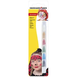 Eberhard Faber FABER 579030 Schminkkreide Schminkstift, mit 6 Farben
