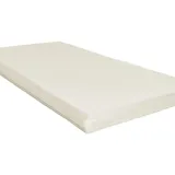 Softsan® Encasing für Boxspring Topper aus Bio Baumwolle | Schutzbezug für Allergiker Natur 180 x 200 cm