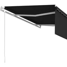 vidaXL Markise 4 x 3 m schwarz