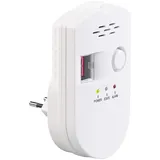 VisorTech Steckdosen-Multi-Gasmelder Weiß 2er-Set