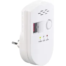 VisorTech Steckdosen-Multi-Gasmelder Weiß 2er-Set