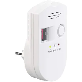 VisorTech Steckdosen-Multi-Gasmelder Weiß 2er-Set