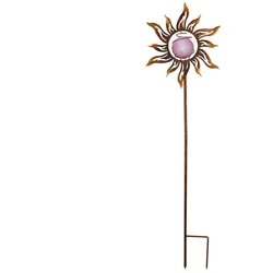 JUST LIGHT LED Erdspießleuchte Sonne 19775-70 rost