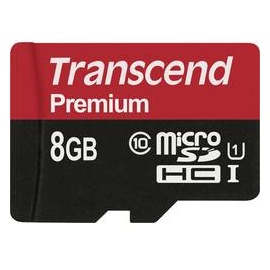 Transcend microSDHC 8GB Class 10 UHS-I