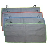 Solution Glöckner Waffeltuch grau - grün für Soluflex 4.0 Wischtuch grau für Soluflex Wischsystem, Farbcode grün