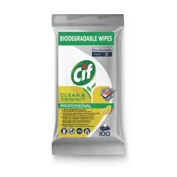 Cif Pro Formula Clean & Disinfect Desinfektionstücher 1 Packung = 100 Tücher