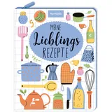 LINGEN Meine Lieblingsrezepte - Eintragbuch mit Reißverschluss