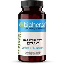 Bioherba Papayablatt Extrakt Kapseln 100 St.