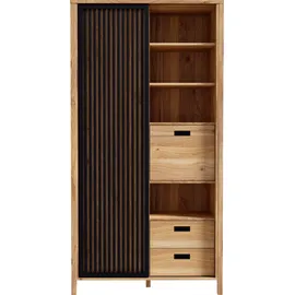 Forte Highboard 103,4 x 200,3 x 40,2 cm Schwarz